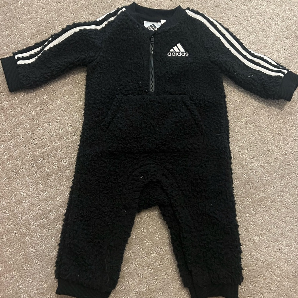 Adidas Black Sherpa One Piece
